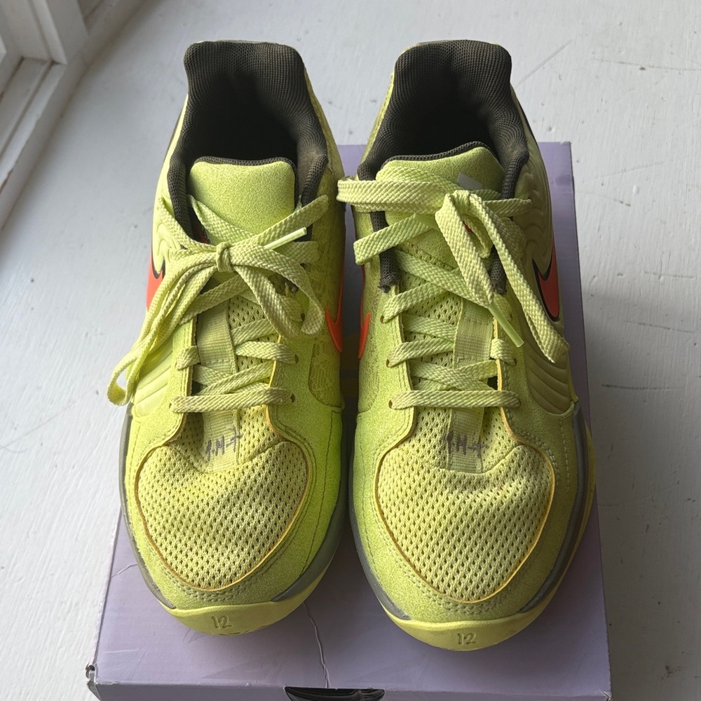 Nike Kids Lime and Orange Sneakers
